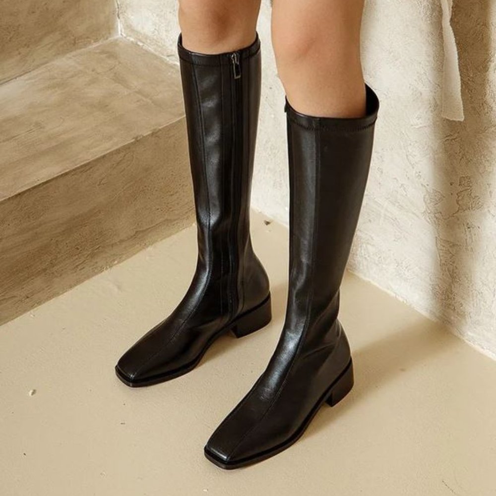 Looks Like Summer Fiona calf-high leather boot size 37
